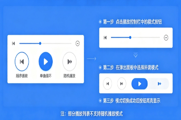 多种播放模式使用方法
